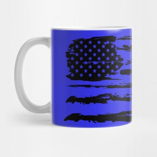 distressed flag medical sinus rhythm Mug